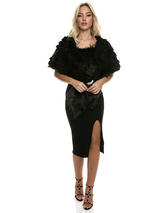 RichgirlBoudoir Mini Φόρεμα Σατέν Μαύρο