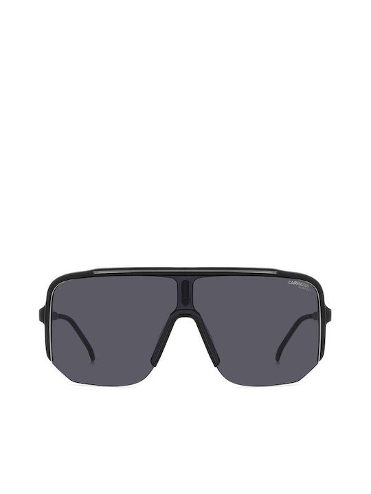 Carrera Men's Sunglasses With Black Horn-Rimmed Frame And Grey Lens 1060/S 08A/IR