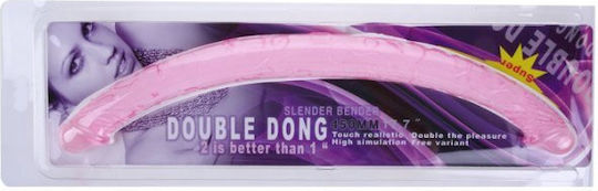 Baile Double Dildo Διπλό Dildo Blue 44cm