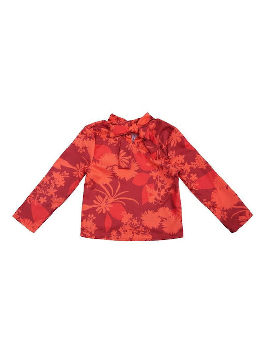 Chief Kids Blouse Long Sleeve Red