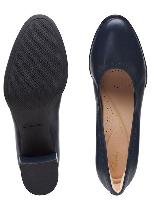 Navy Blue Heels Freva 55 Court