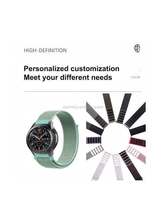 Braided Watch Armband Stoff Blau (Galaxy Watch 42mm)