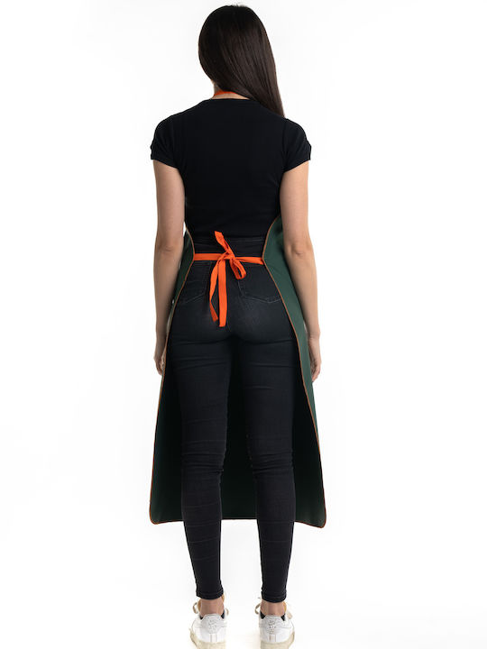 Adiavroxo (Work Aprons & Sleeves) Food Service Apron Green AP-330014A-E
