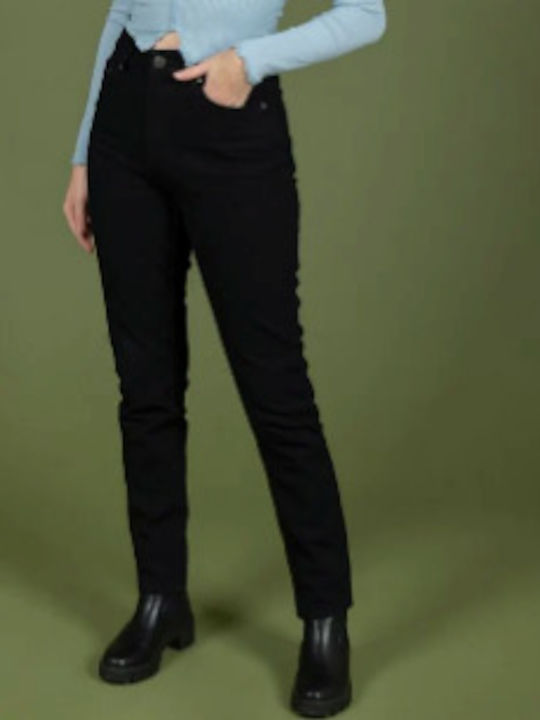 Damenjeans in Schlanker Passform Schwarz