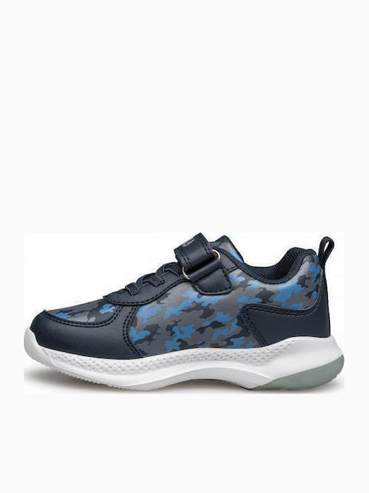 Spectrolite Παιδικά Sneakers με Σκρατς & Φωτάκια Μπλε