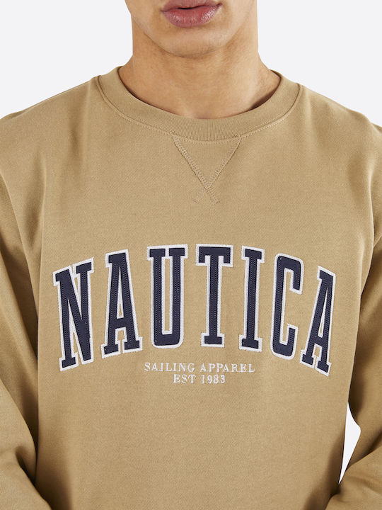 Sweatshirt with Hood Beige (Beige)