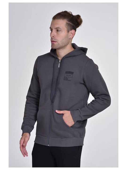 Target Men's Sweatshirt Jacket with Hood Gray