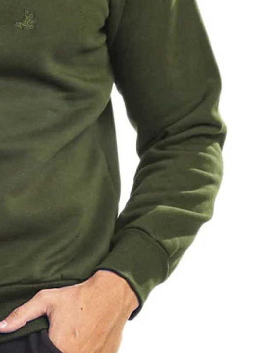 Sweatshirt with Hood Khaki
