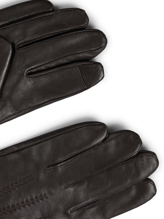 Hugo Boss Unisex Gloves Brown