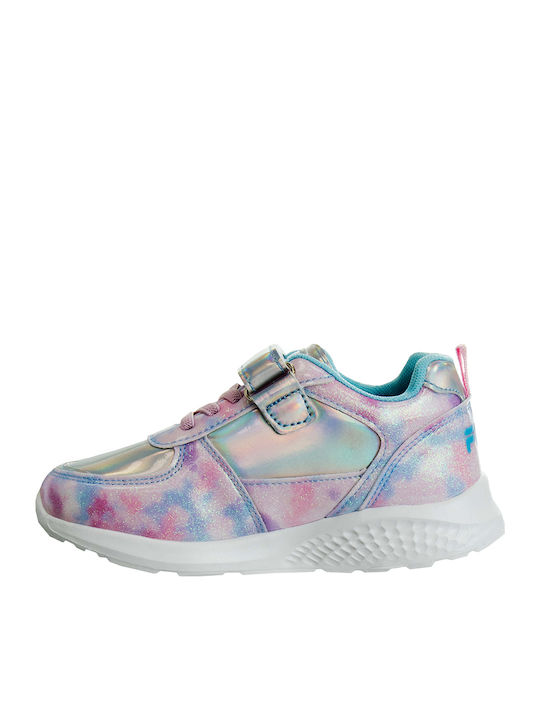 Comfort Shine 2 Kinder Sneakers mit Klettverschluss Silber