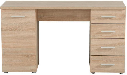 Γραφείο Liber Ξύλινο Μπεζ 135x50x75.5εκ.