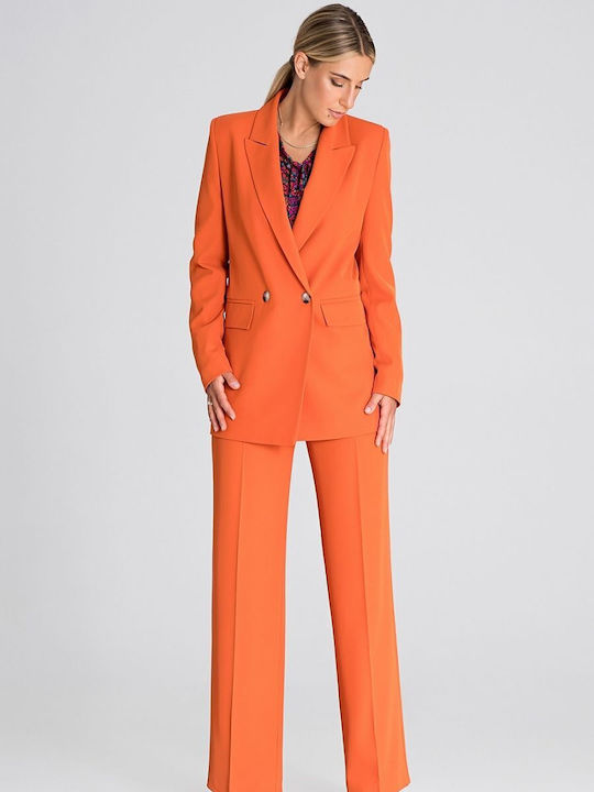 Figl Women's Blazer Orange