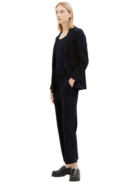 Tom Tailor Women's Blazer Navy Blue