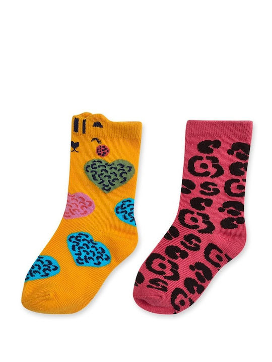 Tuc Tuc Kids' Socks Knee-High Pink 2 Pairs Tuc Tuc Kids' Socks Knee-High Pink 2 Pairs