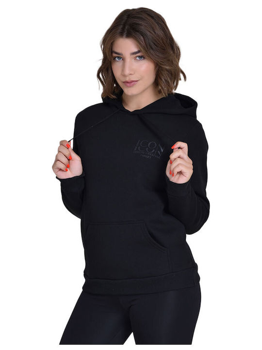 Target Women's Hooded Fleece Sweatshirt Black