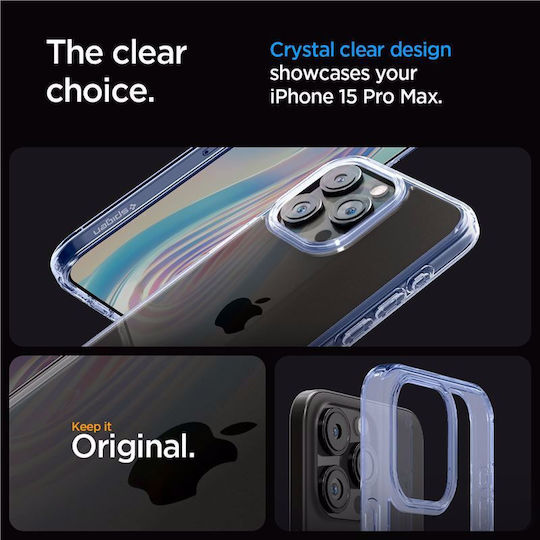 Spigen Ultra Hybrid Back Cover Plastic Light Blue (iPhone 15 Pro Max)