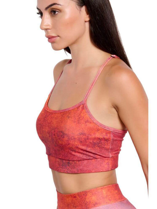 BodyTalk Women's Bra without Padding Orange