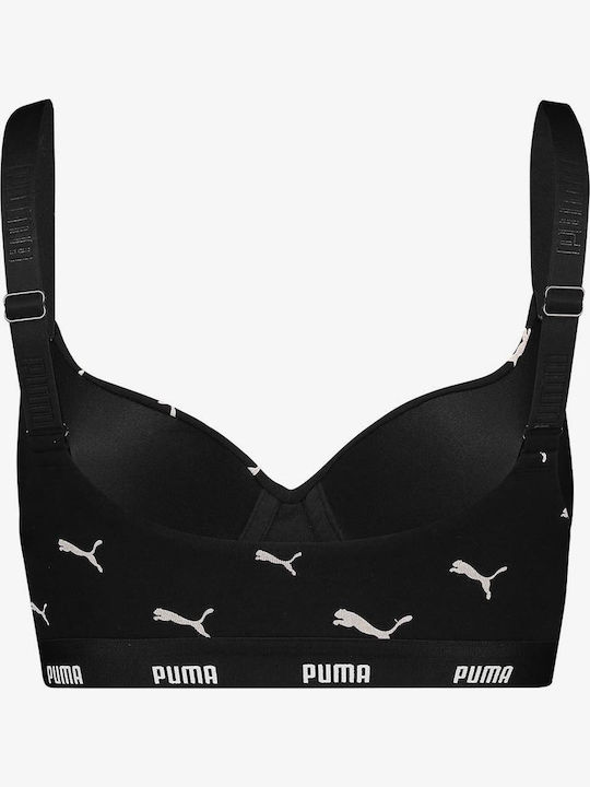 Cat Logo Femei Sutien sport Negru