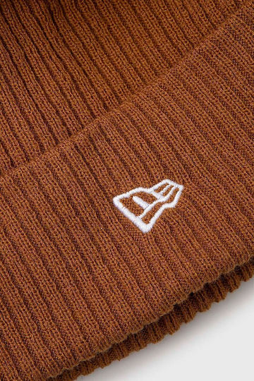 Beanie Unisex Beanie Gestrickt in Braun Farbe