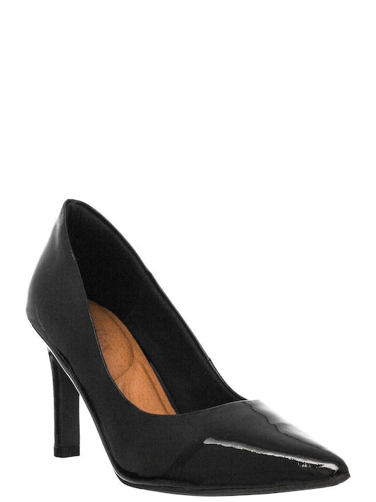 Tsoumpas Leather Black Heels