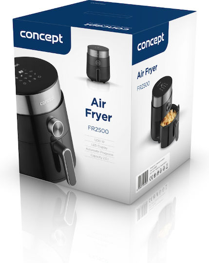 Concept Friteuză cu aer 2.5lt Negru FR2500