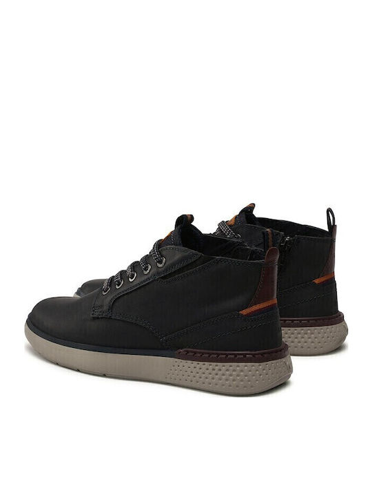 Challenger Ankle Navy Blue Men's Boots Anatomical