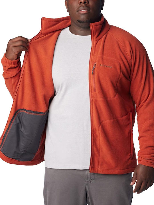 Fast Trek Ii Full Ανδρική Ζακέτα Fleece Πορτοκαλί