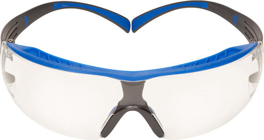 3M SF401 Safety Glasses for Protection with Blue Lenses 1pcs