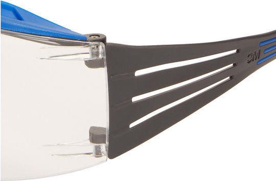 3M SF401 Safety Glasses for Protection with Blue Lenses 1pcs