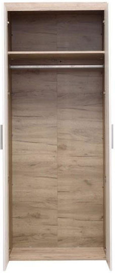 Doppeltür Kleiderschrank Arno 80x55x202cm