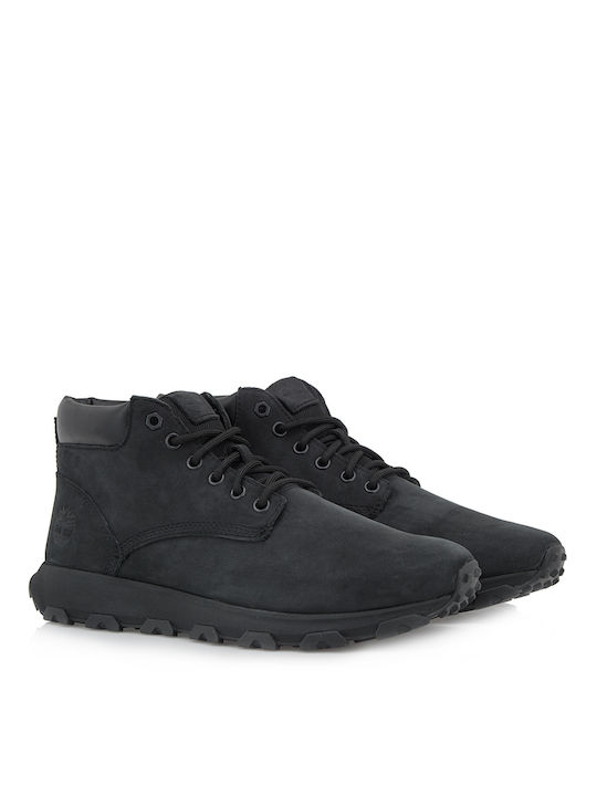 Timberland Piele Negru Ghete barbati