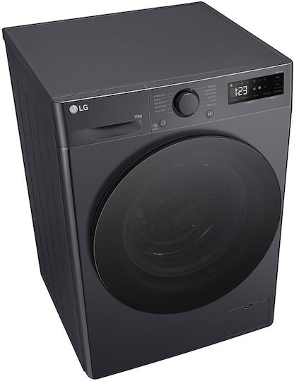 LG Waschmaschine 11kg mit Dampftechnologie 1400 Umdrehungen TurboWash Gray F4WR511S2M