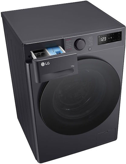 LG Waschmaschine 11kg mit Dampftechnologie 1400 Umdrehungen TurboWash Gray F4WR511S2M