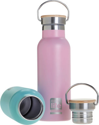 Ecolife Bottle Thermos Stainless Steel BPA Free Blue 500ml