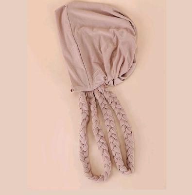 Elecool Turban Haar Stirnbänder Γυναικείο Beige 1Stück