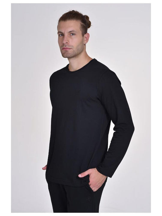 Target Men's Long Sleeve Blouse Black