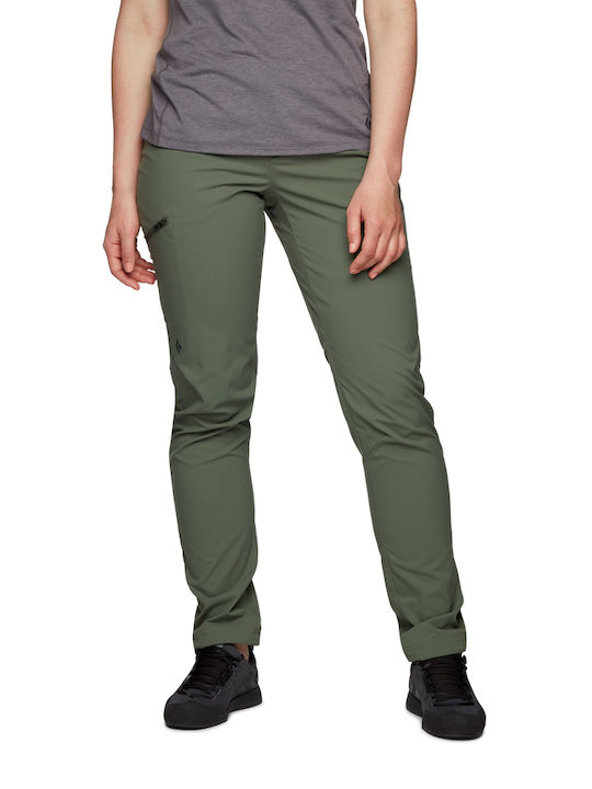 Black Diamond Technician Alpine Women's Hiking Long Trousers Green