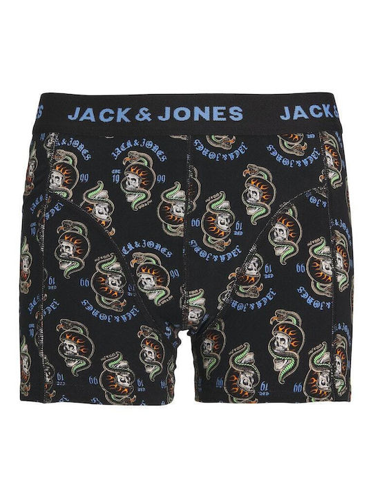 Jack & Jones Комплект Детски Боксерки 3 Броя Черни