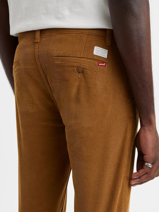 Xx Trousers Chino Elastic in Regular Fit Brown