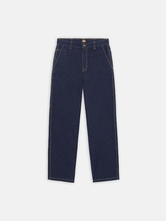 Madison Ανδρικό Παντελόνι Τζιν με Loose Baggy Εφαρμογή Μπλε