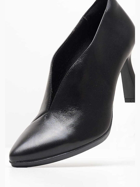 Desiree Shoes Leather Black Heels