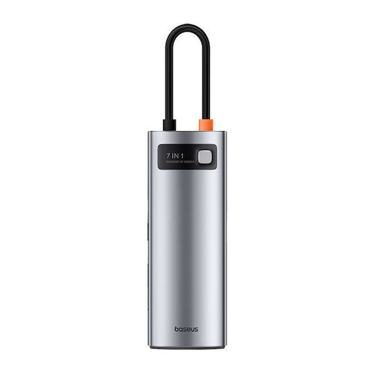 Baseus Gleam USB-C Docking Station με HDMI 4K PD Γκρι