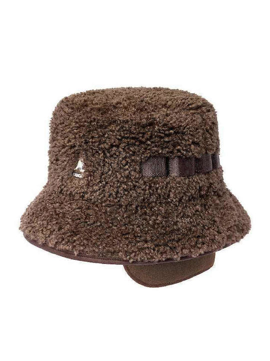 Kangol Fabric Hat Bucket Brown