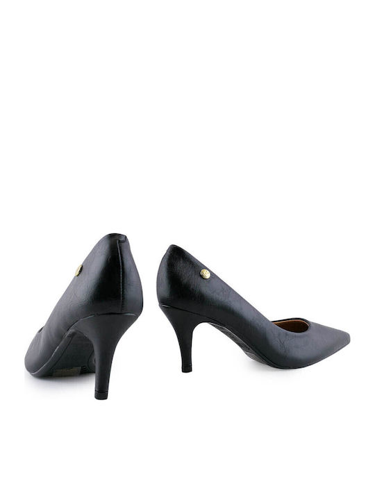 Pumps mit Dünn mittelhohem Absatz Schwarz