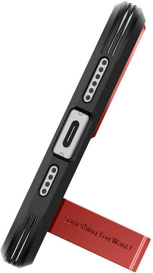 Spigen Tough Armor MagFit Back Cover Πλαστικό / Σιλικόνης Κόκκινο (iPhone 15)