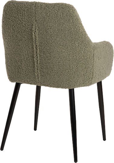Shelly Dining Room Fabric Armchair Physical 57x55x87cm 2pcs