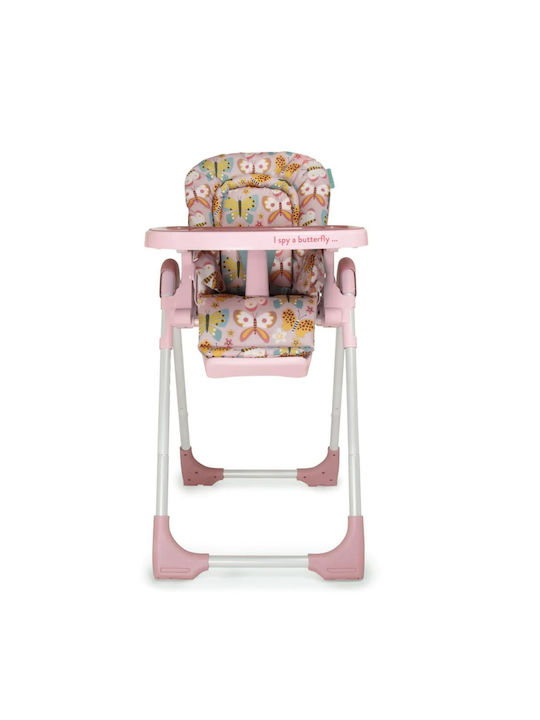 Cosatto Noodle 0+ Klappbarer Baby Hochstuhl mit Höhenverstellbar Flutterby Butterfly