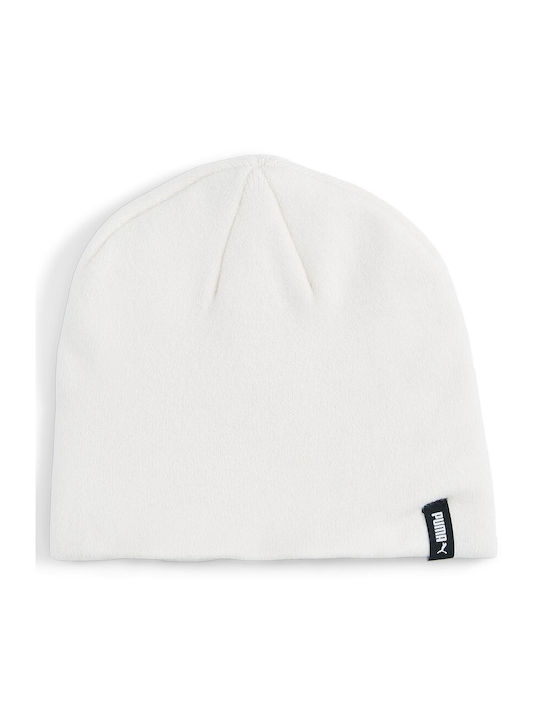 Puma Beanie Unisex Σκούφος Πλεκτός σε Λευκό χρώμα