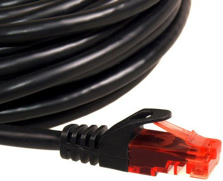 Maclean Energy U/UTP Cat.6 Ethernet Network Cable 20m Black