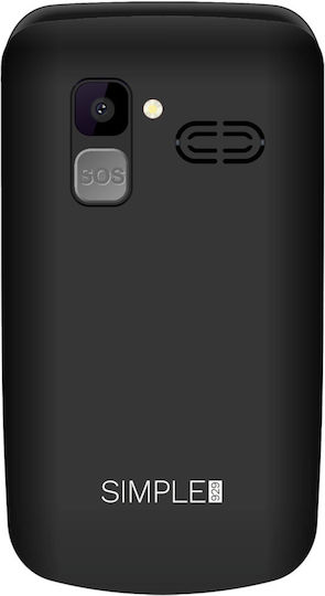 Kruger & Matz Simple 929 Dual SIM Κινητό με Μεγάλα Κουμπιά Μαύρο